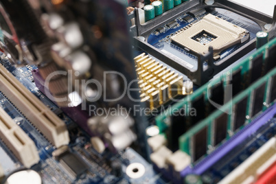 Processor into the motherboard socket