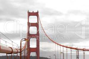 Golden Gate Bridge with traffic