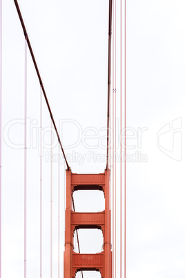 Golden Gate bridge Pillar