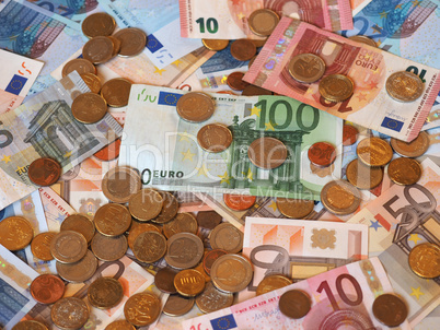 Euro (EUR) notes and coins, European Union (EU)