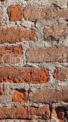 Red bricks background