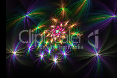 Abstract image: "Shining fractal"