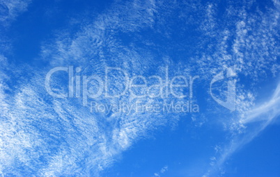 cloud on blue sky