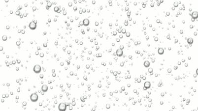 Beautiful Water Bubbles Rising Up. Loopable 3d Animation of Sparkling Water on White and Black Backgrounds. HD 1080.