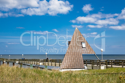 Die Seebrücke in Koserow auf der Insel Usedom