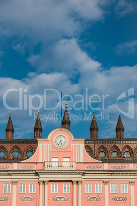 Blick auf das Rathaus in Rostock