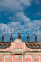 Blick auf das Rathaus in Rostock