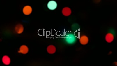 Defocused Christmas lights