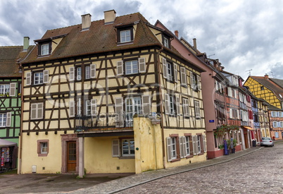 Traditional half-timbered houses in Colmar, Alsace, France