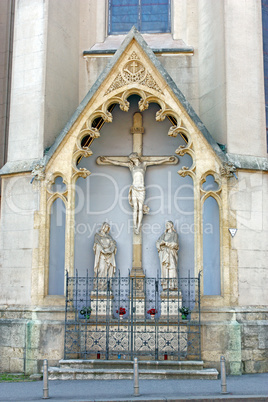 Church of St. Francis, detail, Zagreb