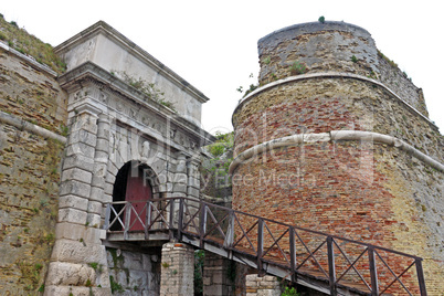 Detail of St. Nicholas fortress, Sibenik