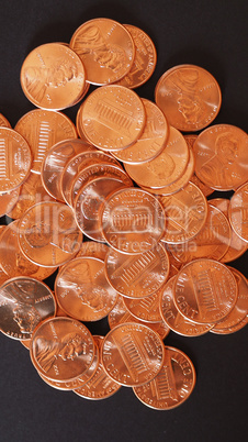 Dollar coins 1 cent wheat penny cent