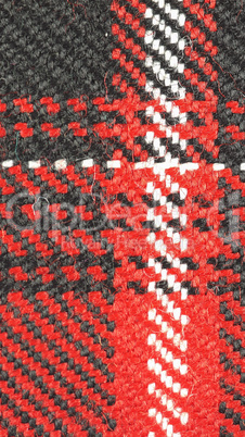 Tartan fabric background - vertical