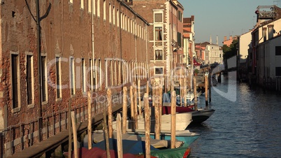 Boats In Venice Canal