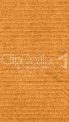 Brown corrugated cardboard background - vertical