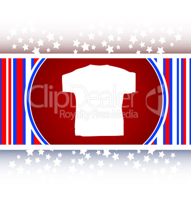 Clothes for women or man. T-shirt icon isolated