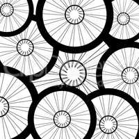 road and mountain bike wheels and tires pattern