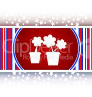 Flowerpot with plant - web icon