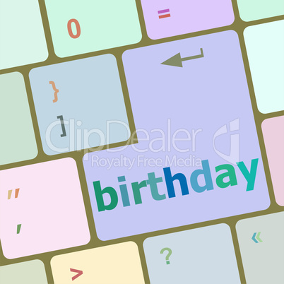 call some party fun with the computer button birthday