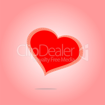 Heart Icon button. Holiday Heart Icon Art