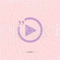 Quotation mark speech bubble. quote sign icon