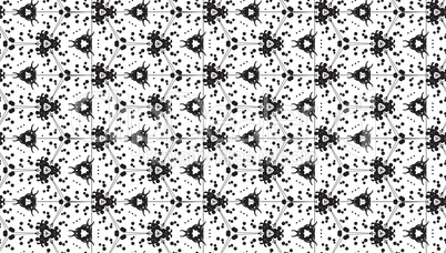 seamless pattern. Abstract stylish background with stylized petals