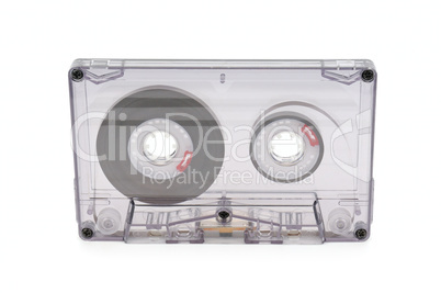 audio tape isolated on white background