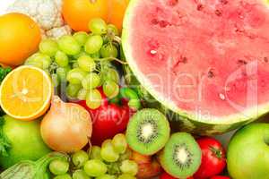 Fresh fruits and vegetables