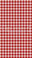 Red checkered fabric texture background - vertical