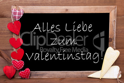 Chalkbord, Hearts, Valentinstag Means Valentines Day