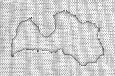 Karte von Lettland auf Textur