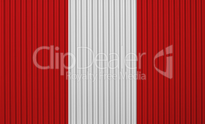 Fahne von Peru auf Textur