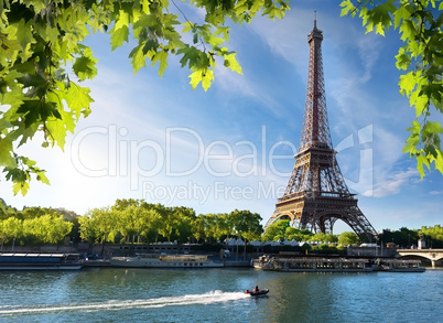 Seine and Eiffel Tower