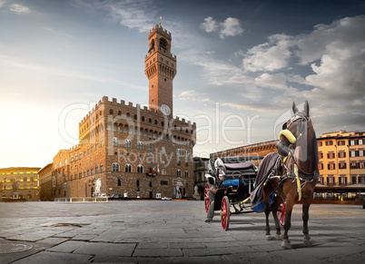 Horse on Piazza della Signoria