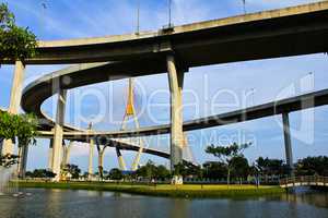 Industrial Circle Bridge in Bangkok, Thailand
