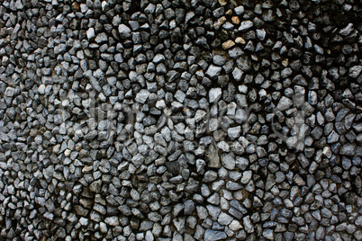Texture with many small stones.