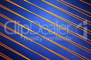 Yellow vertical striped Pattern on blue Background.
