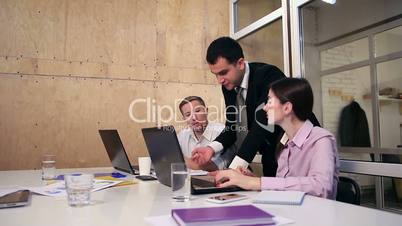 Business team working together at the office