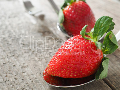 Strawberries, fresh and tasty