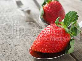 Strawberries, fresh and tasty