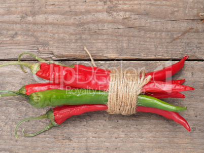 Bunch of spicy chilies