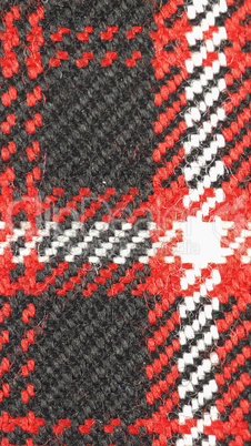 Tartan fabric background - vertical