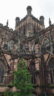 Chester Cathedral in Chester - vertical