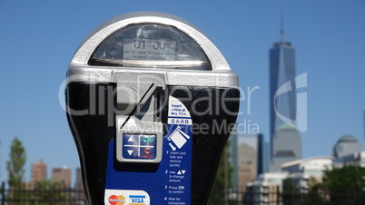 Parking Meter And Freedom Tower