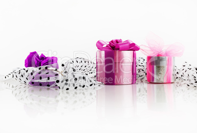 Festive gift boxes