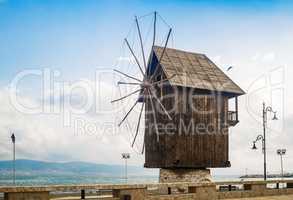 Old windmill in Nesebar