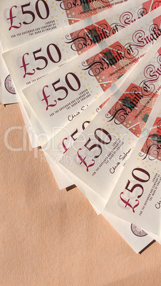 Fifty Pound notes