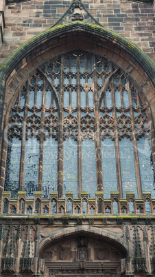 Chester Cathedral in Chester - vertical