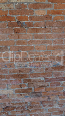 Red brick wall background - vertical