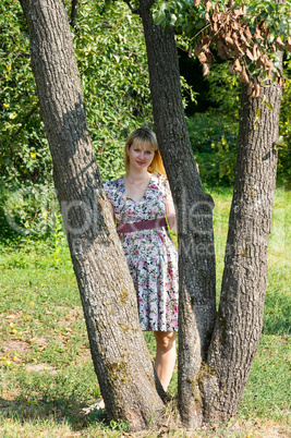 Girl on walk